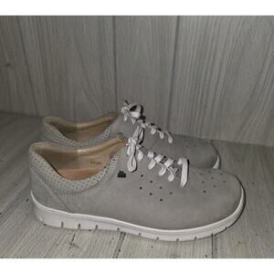 Finn Comfort Womens Trainers Barletta Rock Lace-Up Outdoor Nubuck Leather 7.5